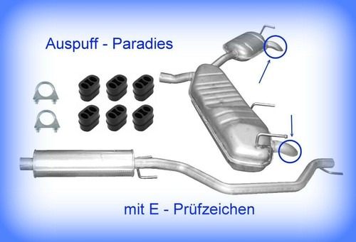 Abgasanlage für opel - für, c