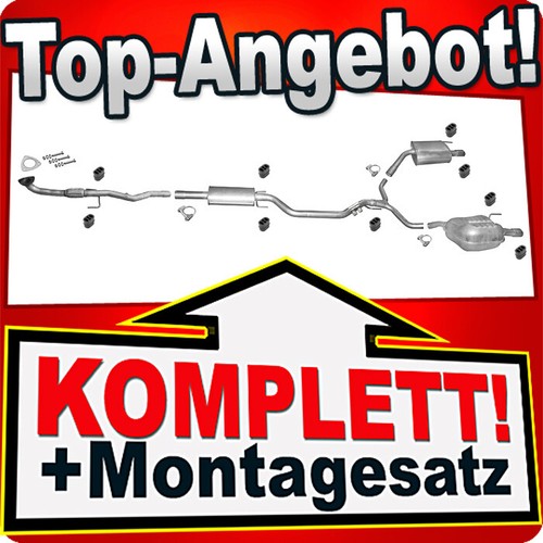 Auspuff für opel - c, 2.2