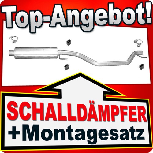 Mittelschalldämpfer für opel - mittelschalldämpfer,