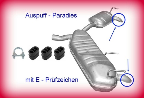 Endschalldämpfer für opel - endschalldämpfer,