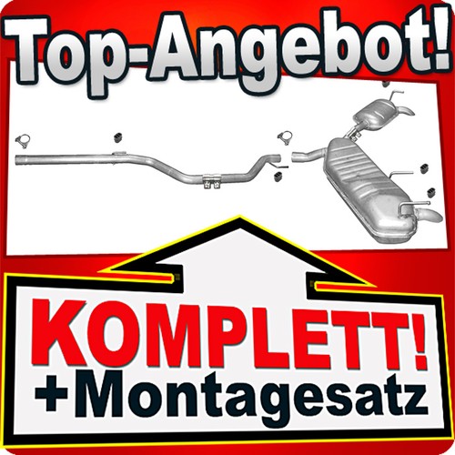 Auspuff für opel signum - auspuff,