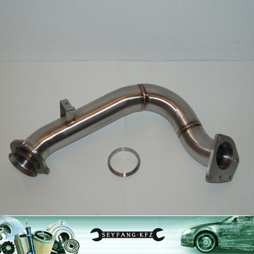 Edelstahl downpipe 76mm opel - downpipe,