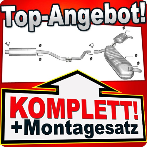 Auspuff für opel vectra 0 - auspuff,